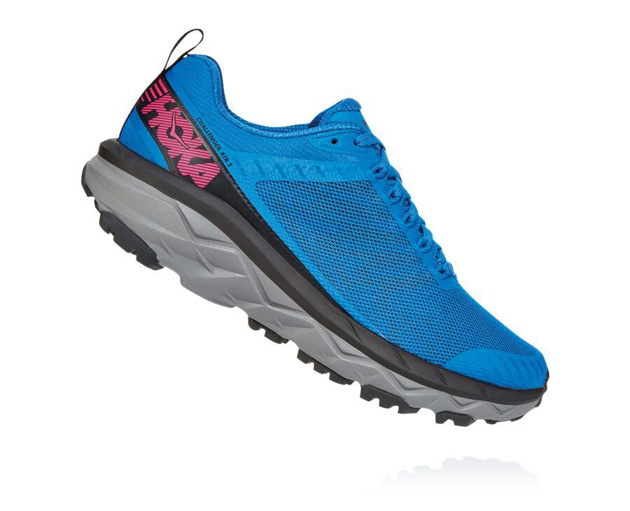 Tenis Hoka One One Trail Mujer Azules - Challenger Atr 5 - JWEX42759